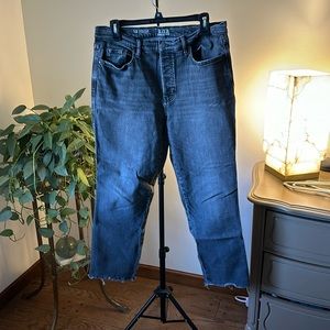 A.n.a high rise vintage straight ankle jean
